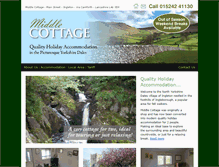 Tablet Screenshot of middlecottageingleton.co.uk